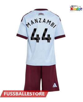 Günstige Aston Villa Johan Manzambi #44 3rd trikot Kinder 2026-27 Kurzarm (+ Kurze Hosen)